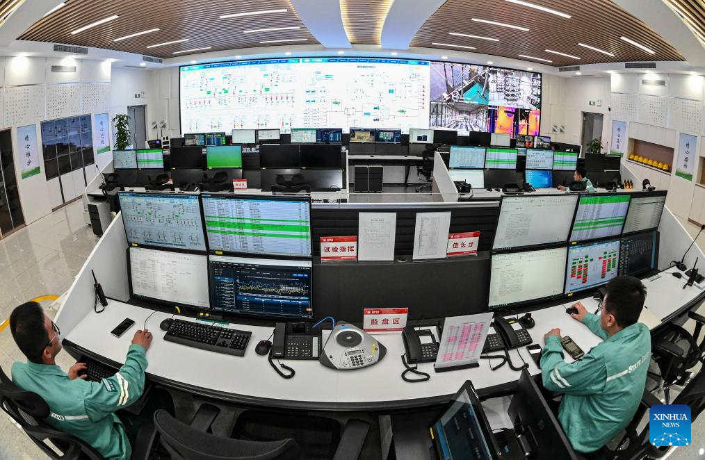 Ningxia-Hunan ±800 kV UHV direct current transmission project put into operation in Ningxia, NW China