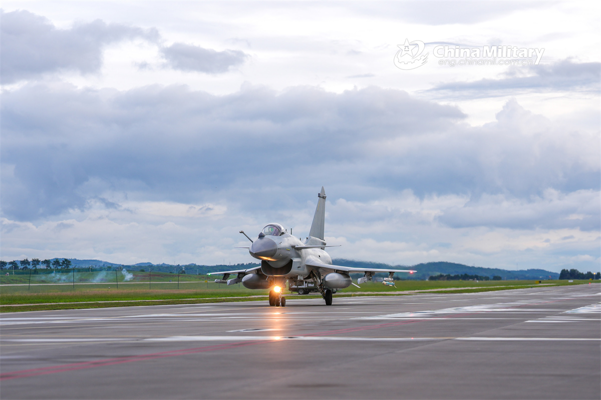 J-10 fighters take to sky